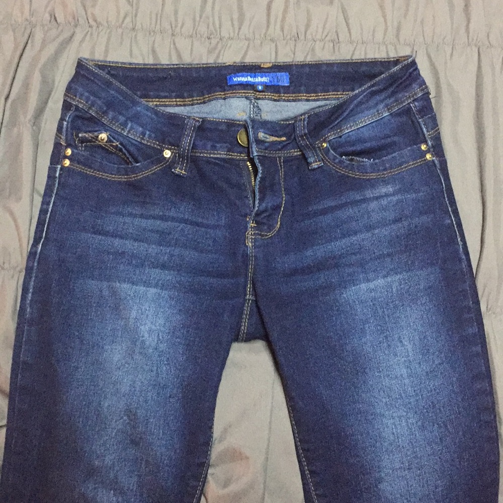 Wannabettabutt jeans. Sm. (4-6)